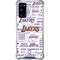 NBA LA Lakers Historic Blast Galaxy S20 FE Clear Case